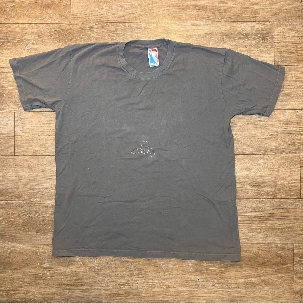 DCA Gray Short Sleeve Tee Classic Crew Neck size Xl